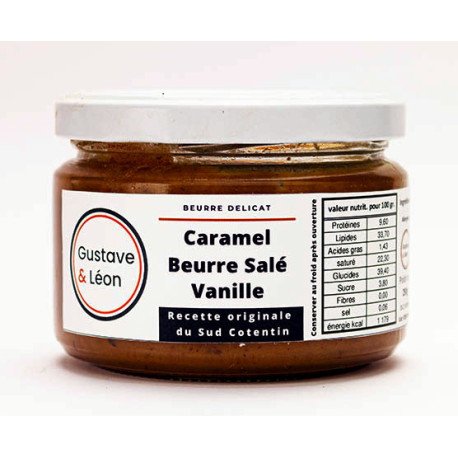 CARAMEL BEURRE SALE VANILLE - 250gr