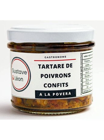 TARTARE DE POIVRONS CONFITS