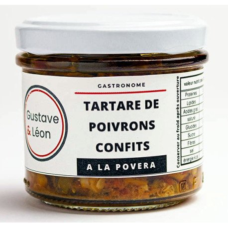 TARTARE DE POIVRONS CONFITS