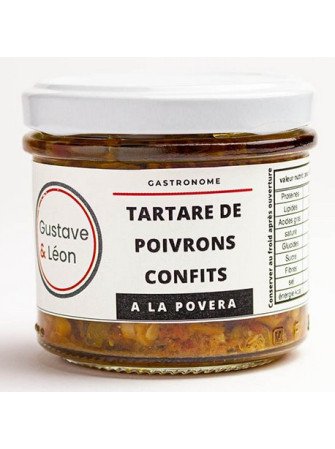 Tartare de Poivrons Confits - Gustave & Léon